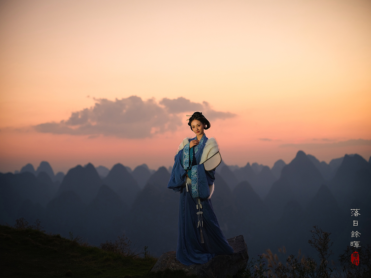 落日余晖（图ZMzU2NDE1NTUy） - 人像摄影 - 站酷设计师桂林华叔原创素材 - 站酷ZCOOL