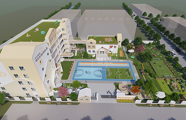 幼儿园设计案例——汕头粤东幼儿园设计|变色龙设计