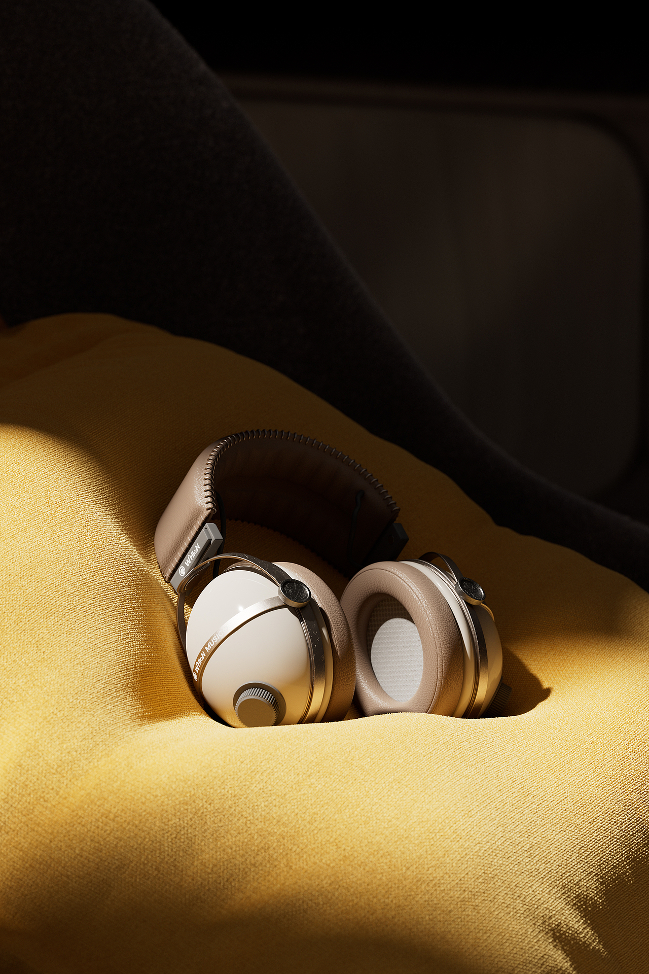 耳机+布料模拟渲染