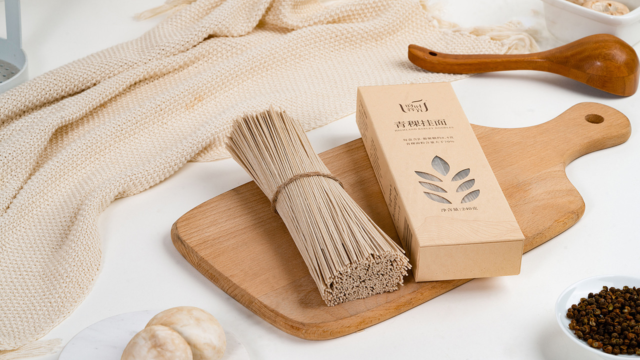 青稞挂面&青稞挂面礼盒拍摄