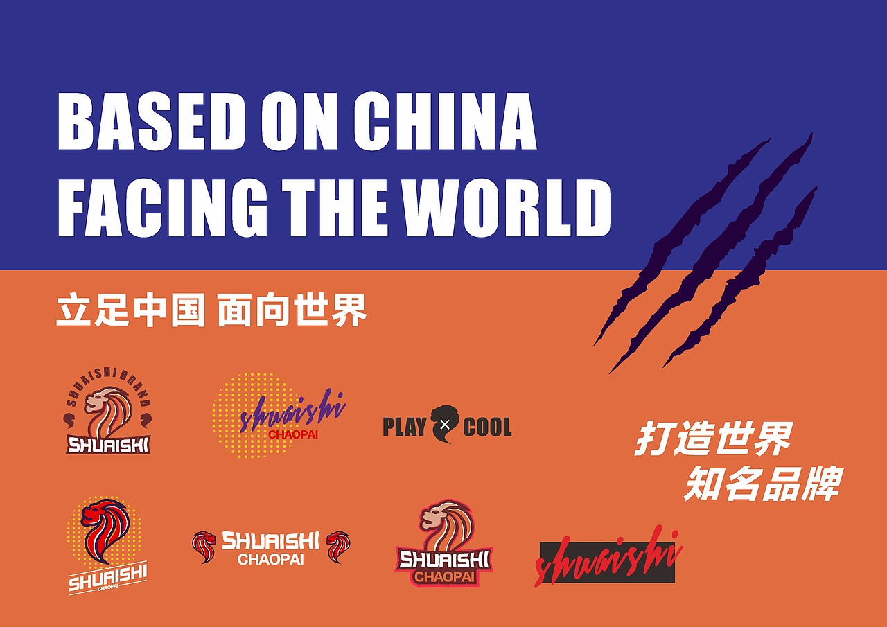 帅狮鞋服品牌VI