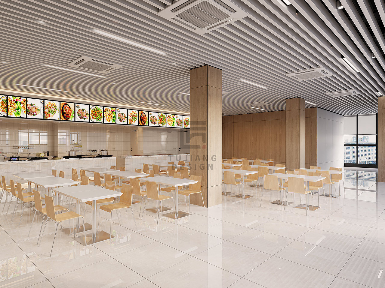这是食堂？太高级了吧...（图ZMzIzNDY2ODc2） - 商业空间设计 - 站酷设计师媛媛设计1原创素材 - 站酷ZCOOL