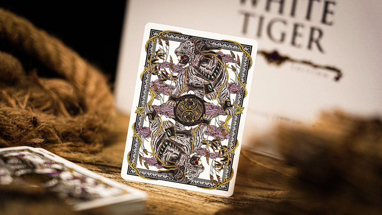 White Tiger 白虎收藏纸牌扑克套装设计（图ZMzUyODcxODI4） - 商业插画 - 站酷设计师ARK方舟扑克原创素材 - 站酷ZCOOL