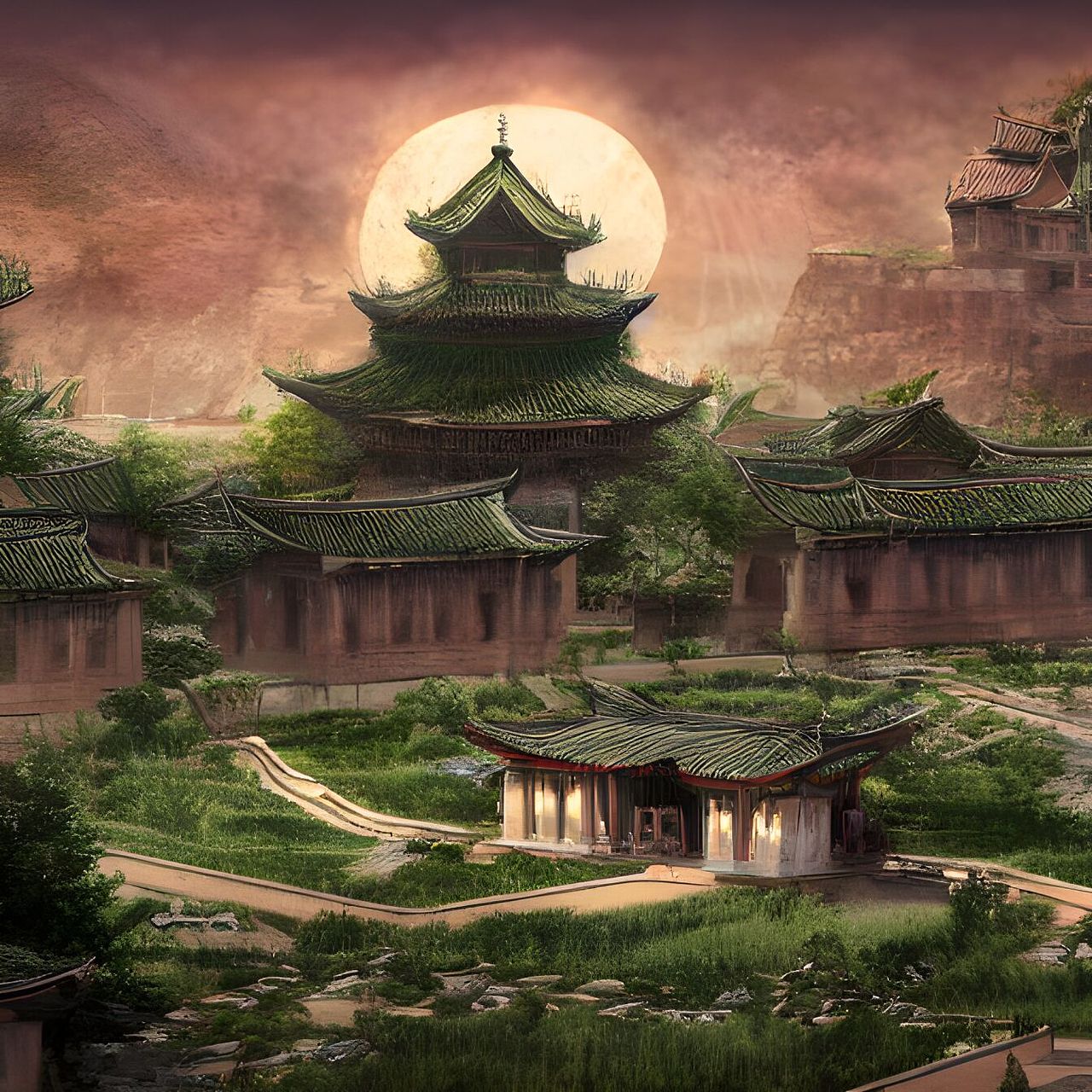 ai生成唐朝梦境类型场景