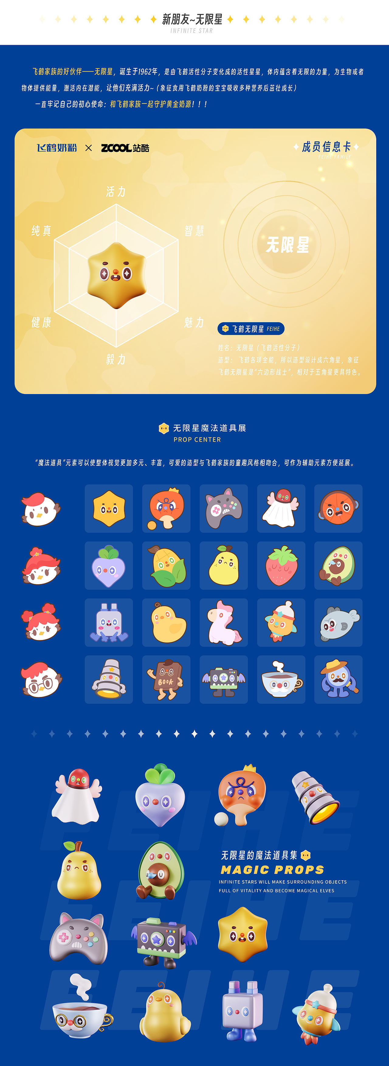 飞鹤家族 为爱出道 | FEIHE FAMILY（图ZMzM5Mjc2Nzg4） - IP形象 - 站酷设计师404k原创素材 - 站酷ZCOOL