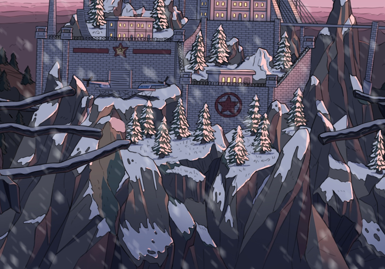 三体红岸基地|木伊士南商业插画|科幻概念场景主视觉