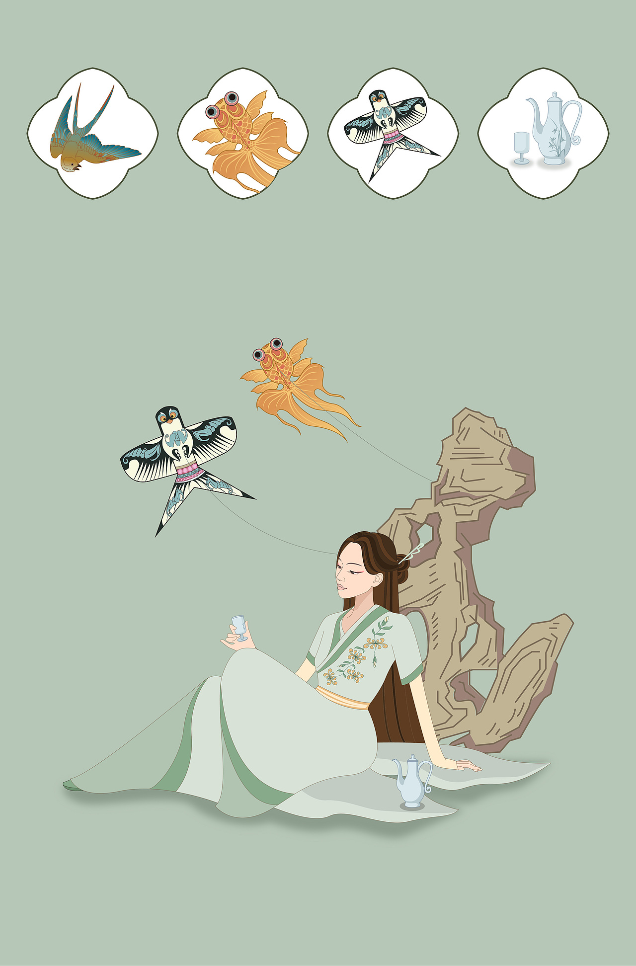 清明（图ZMzEwMzUzNjAw） - 创作习作 - 站酷设计师娜行原创素材 - 站酷ZCOOL