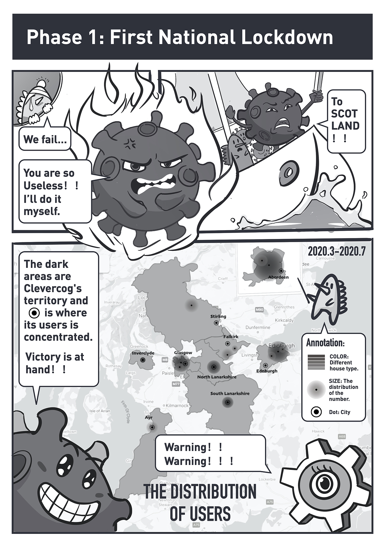 CLEVERCOGS VS COVID-19 信息漫画（图ZMzA2NTA0NzIw） - 信息图表 - 站酷设计师Rylan宸源原创素材 - 站酷ZCOOL