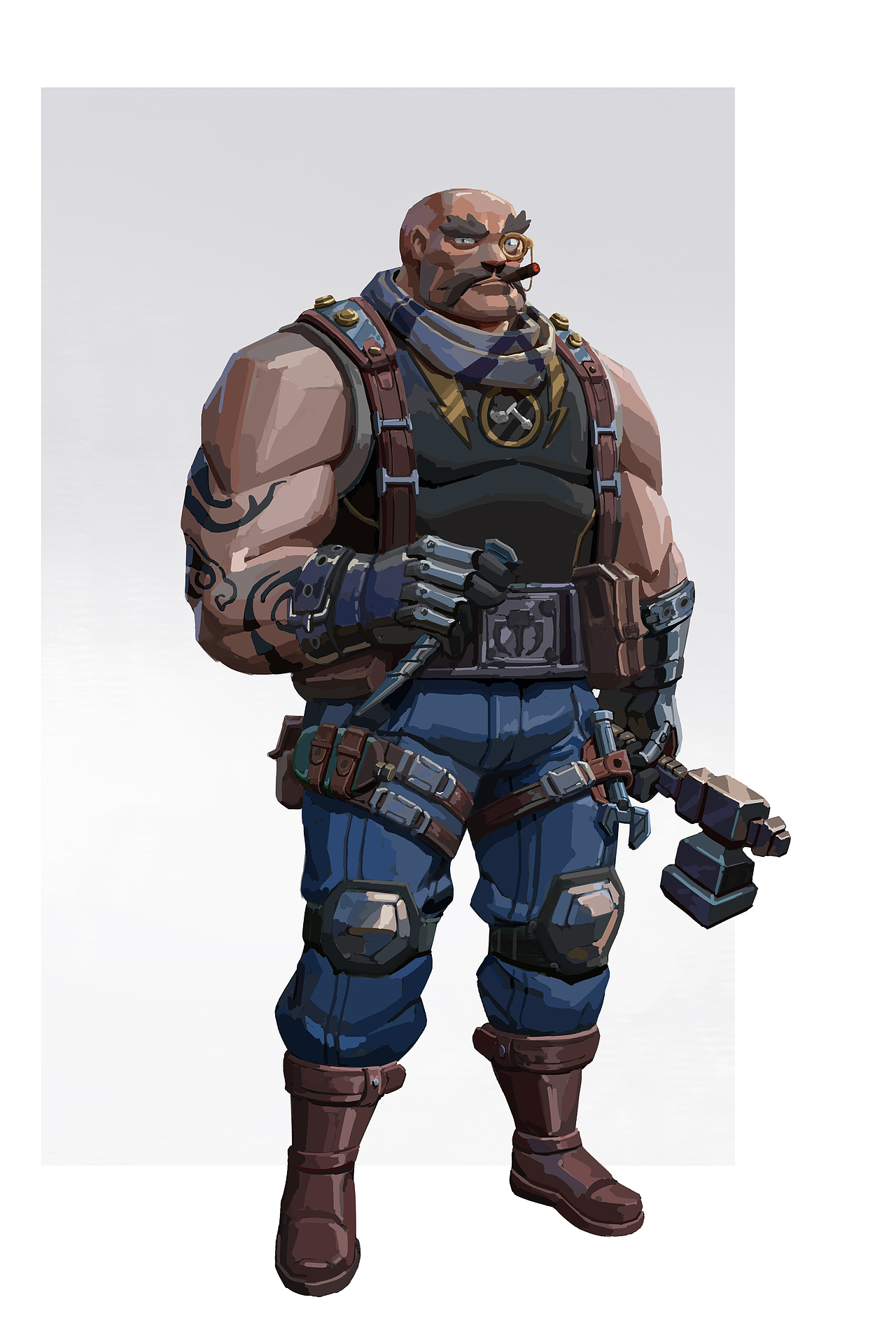 一些废土的角色的设计