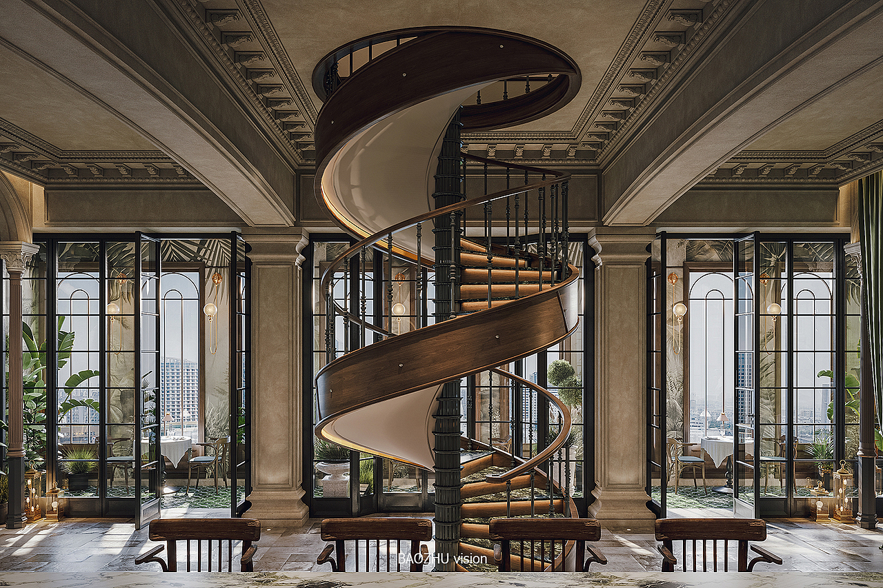 無二酒店效果图方案（图ZMzQxNTc1MjAw） - 酒店餐饮设计 - 站酷设计师宝猪GZC原创素材 - 站酷ZCOOL