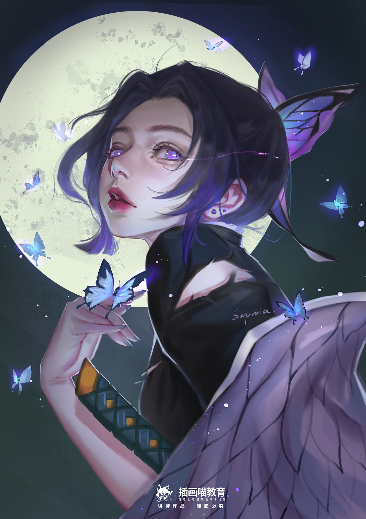 插画喵-sophia老师作品（ipad厚涂人物头像风格）（图ZMzAyNzIyNTc2） - 商业插画 - 站酷设计师i插画喵原创素材 - 站酷ZCOOL