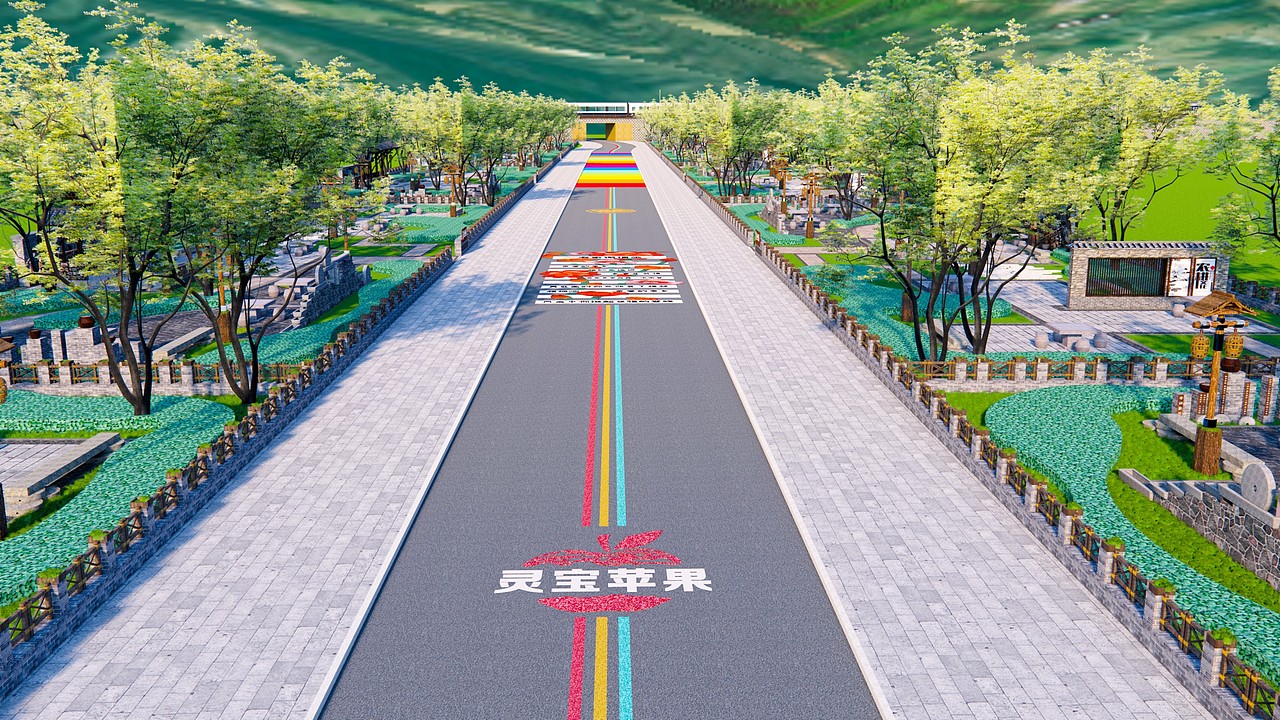 美丽乡村提升效果图（图ZMzYxMzA5Mjk2） - 其他三维 - 站酷设计师指尖丨Design原创素材 - 站酷ZCOOL