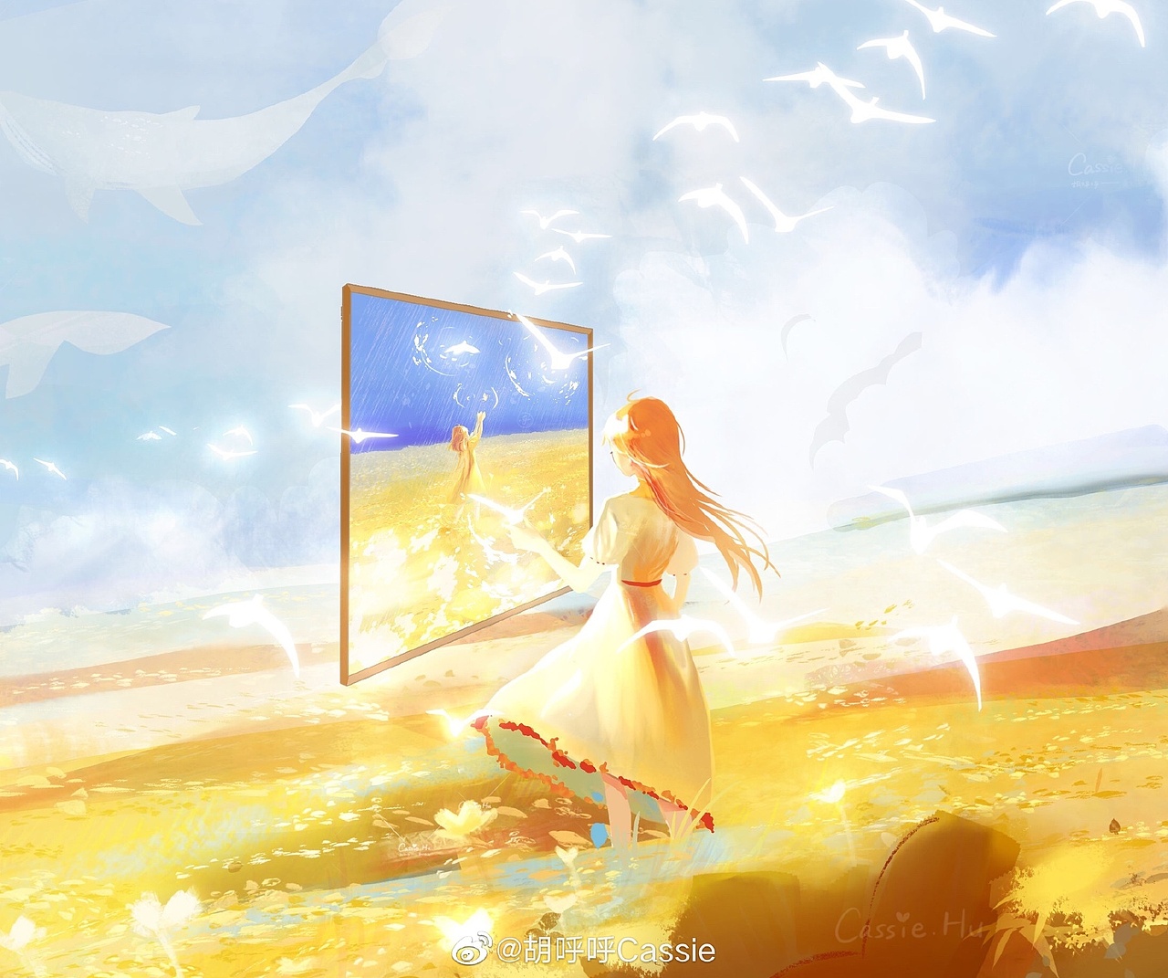 开满花的山坡｜#创作加油站#（图ZMzExOTYwMDEy） - 创作习作 - 站酷设计师胡呼呼Cassie原创素材 - 站酷ZCOOL