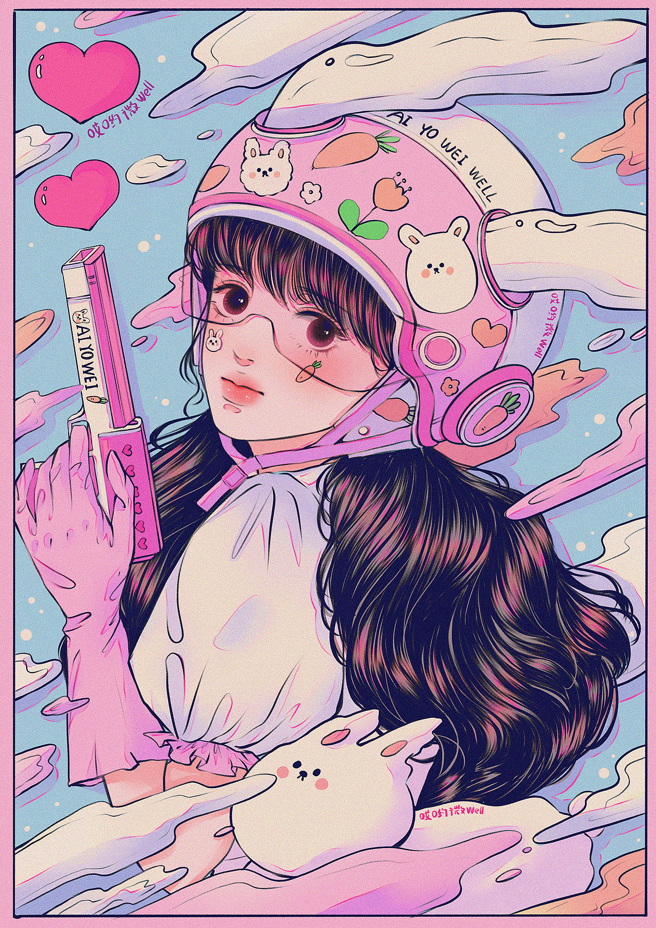 迷人的小妖精插画合集（图ZMzAyNTU3MjYw） - 创作习作 - 站酷设计师哎哟微well原创素材 - 站酷ZCOOL