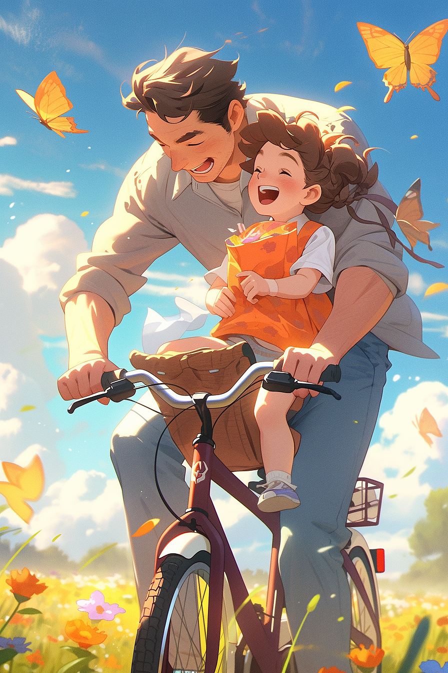 父亲节·教我骑车的父亲