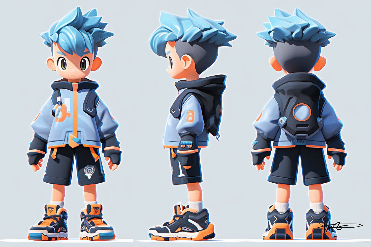 男孩IP形象设计系列二