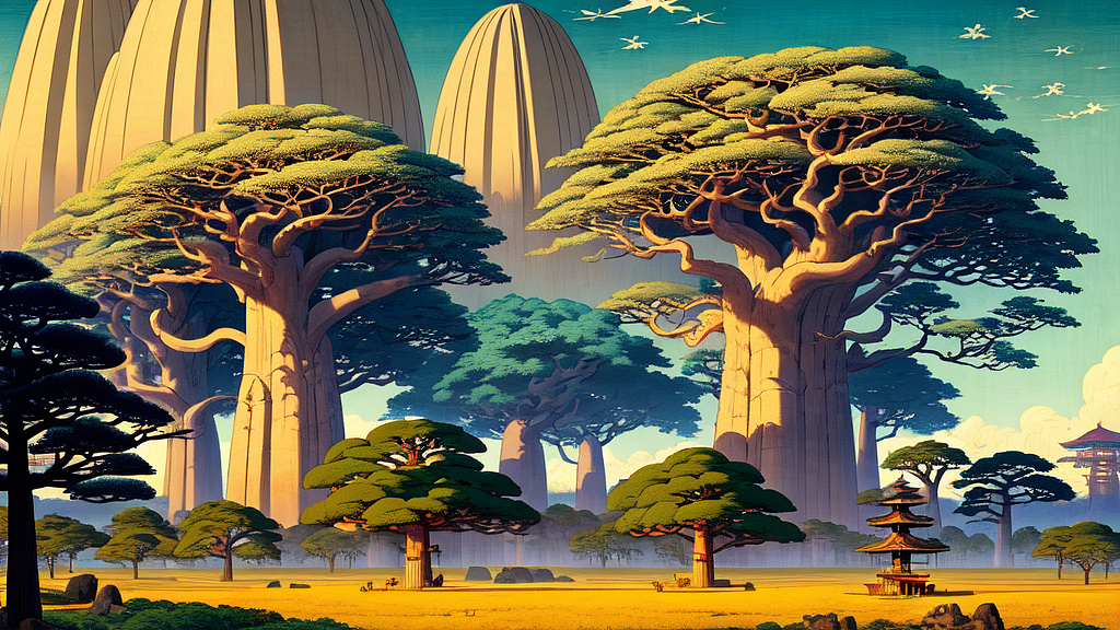 AI设计软件《如兔》内测文字生成图画。