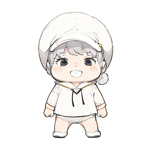 涂鸦漫画人物AI3D 盲盒手办绘制