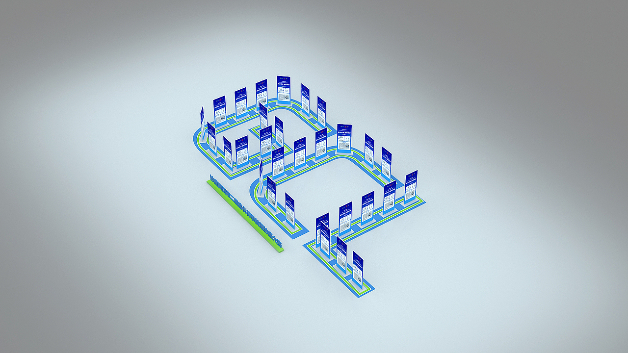 作品布展设计效果图