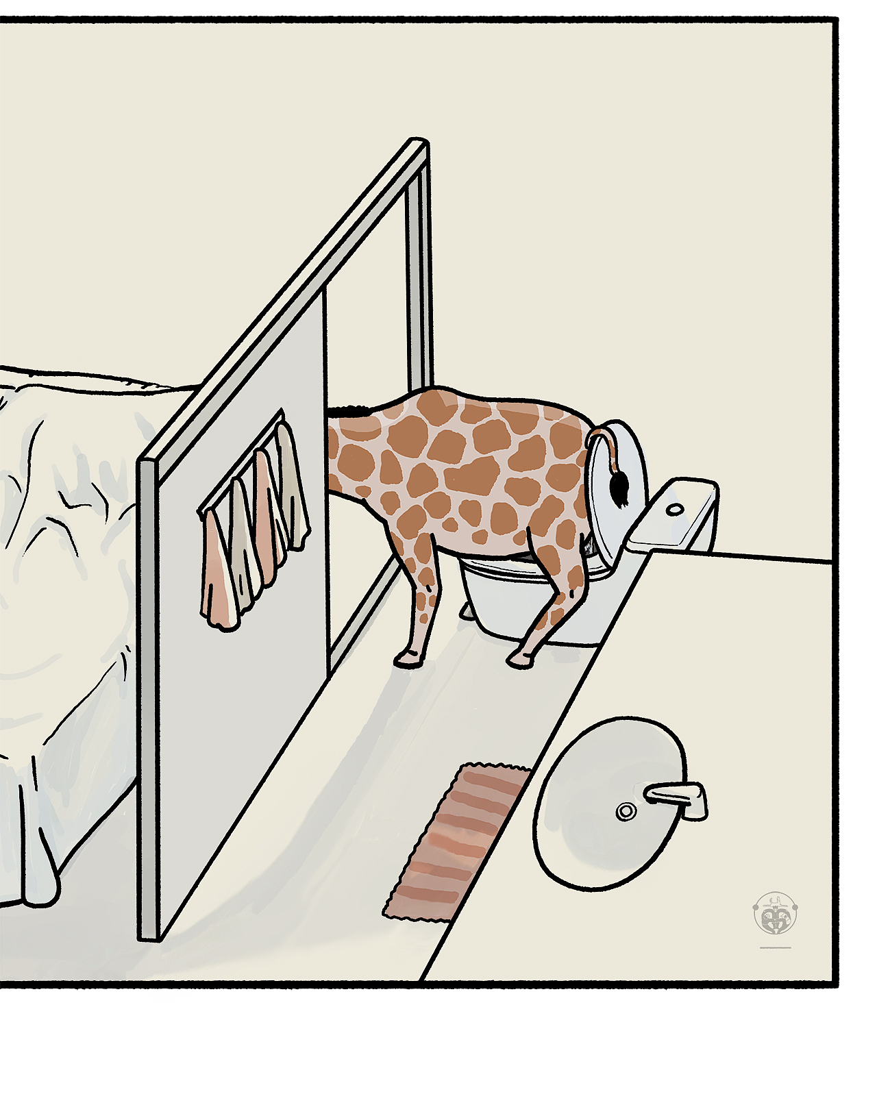 嫦娥打工兔之【客人长颈鹿】