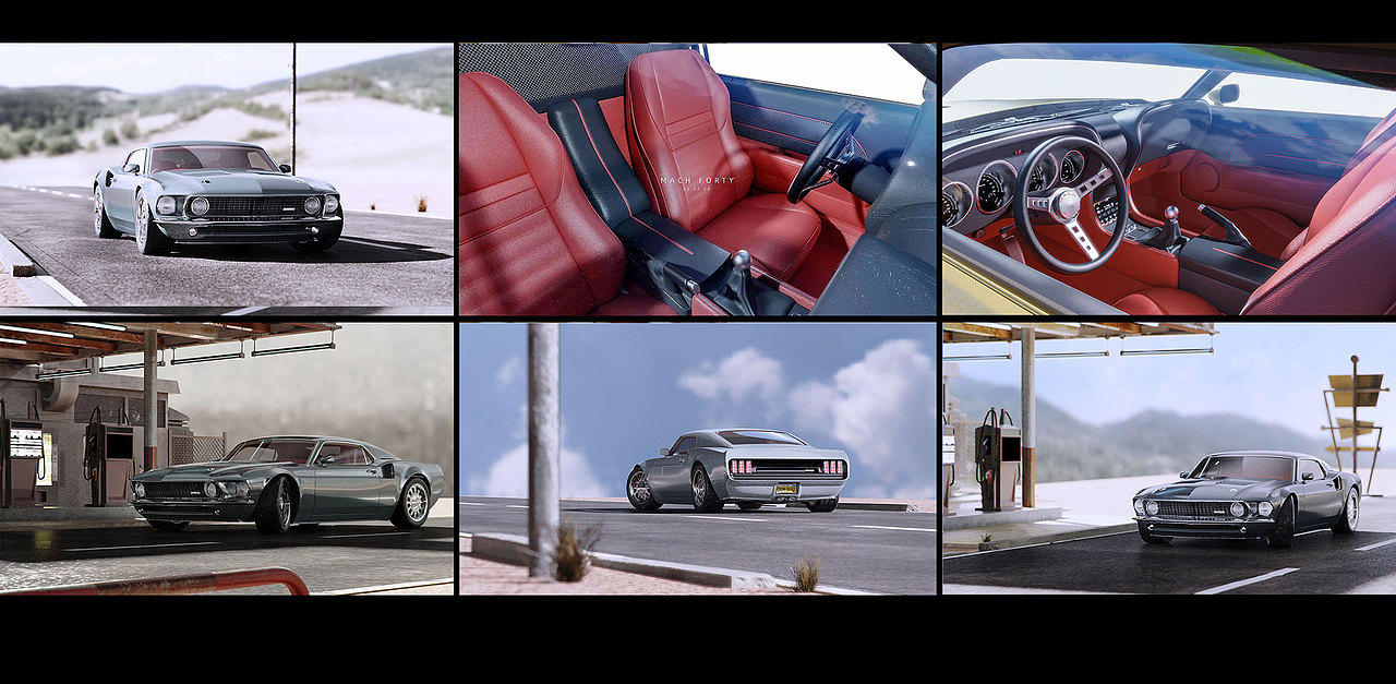 1969年野马master forst cgi