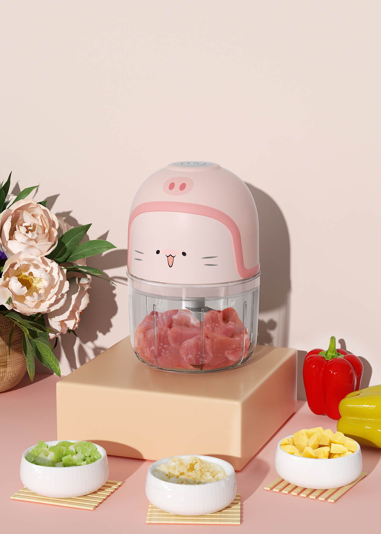 料理机场景渲染（图ZMzcwODM3NjA0） - 产品 - 站酷设计师卡布奇多原创素材 - 站酷ZCOOL