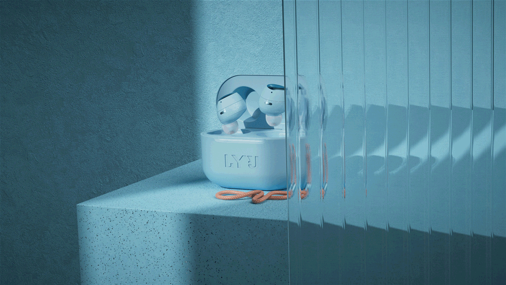 【LYJ首款】蓝牙耳机动画渲染