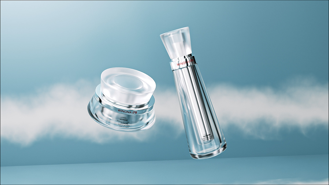 美妆产品设计护肤品造型设计外观设计产品建模效果图