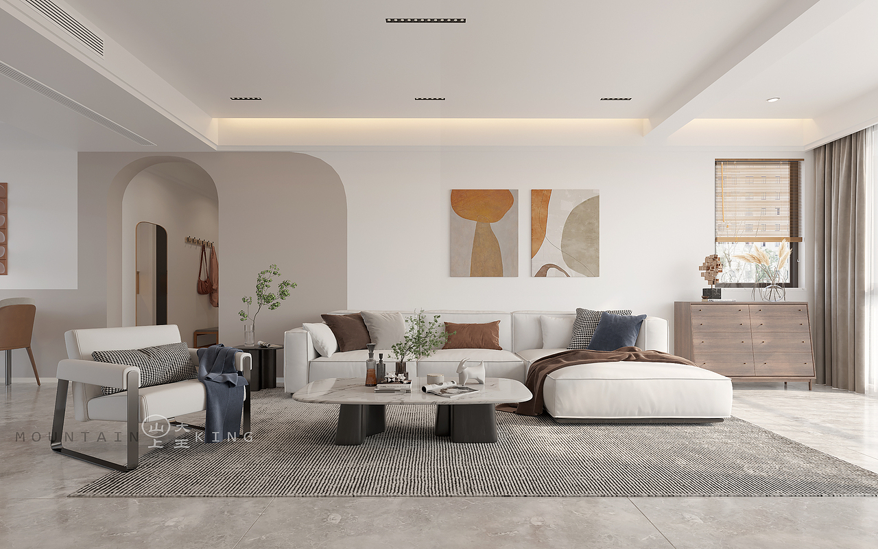 岑寂---简约现代（燕兴华城）（图ZMzExODYzOTIw） - 家装设计 - 站酷设计师设计师天亮原创素材 - 站酷ZCOOL