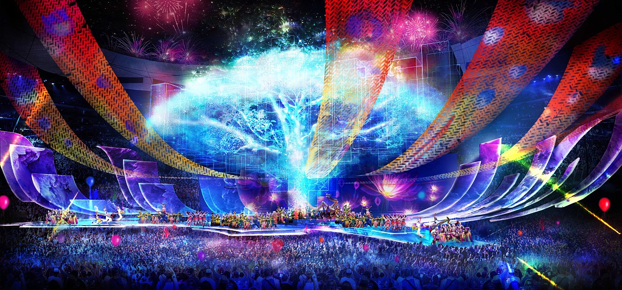 亚洲文明对话大会-亚洲文化嘉年华（图ZMjk3MDMyMzIw） - 舞台美术 - 站酷设计师Z18996906原创素材 - 站酷ZCOOL