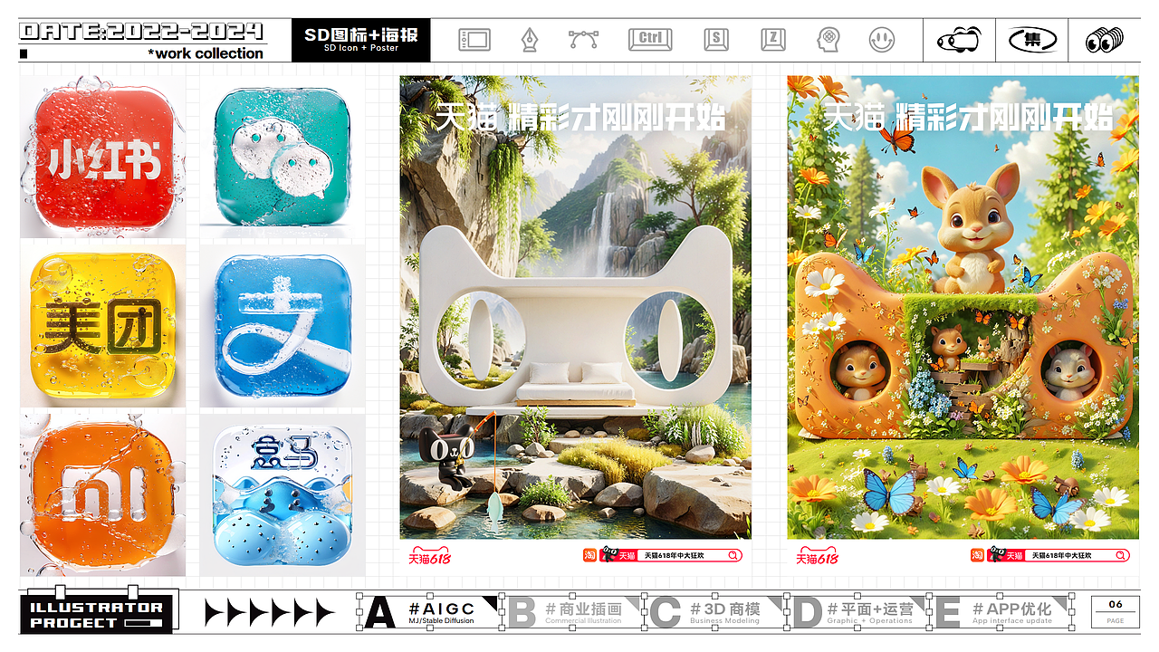 【2022末-2024.上】一些项目的作品合集(图ZMzcwODQyMTA0) - 创作习作 - 站酷设计师崽崽小鬼王原创素材 - 站酷ZCOOL