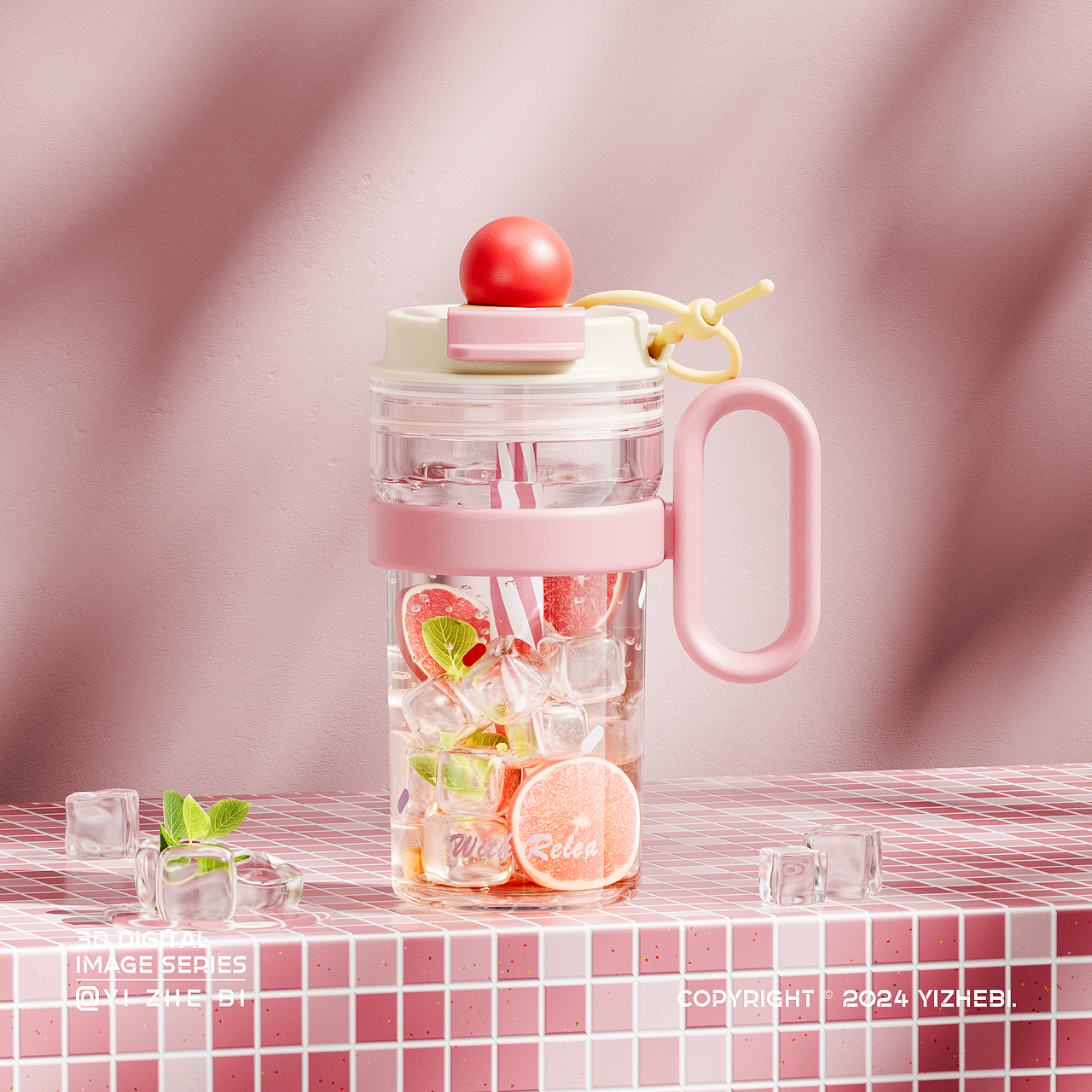 近期水杯渲染整理（图ZMzY1MDMzMDA0） - 产品 - 站酷设计师亦折笔原创素材 - 站酷ZCOOL