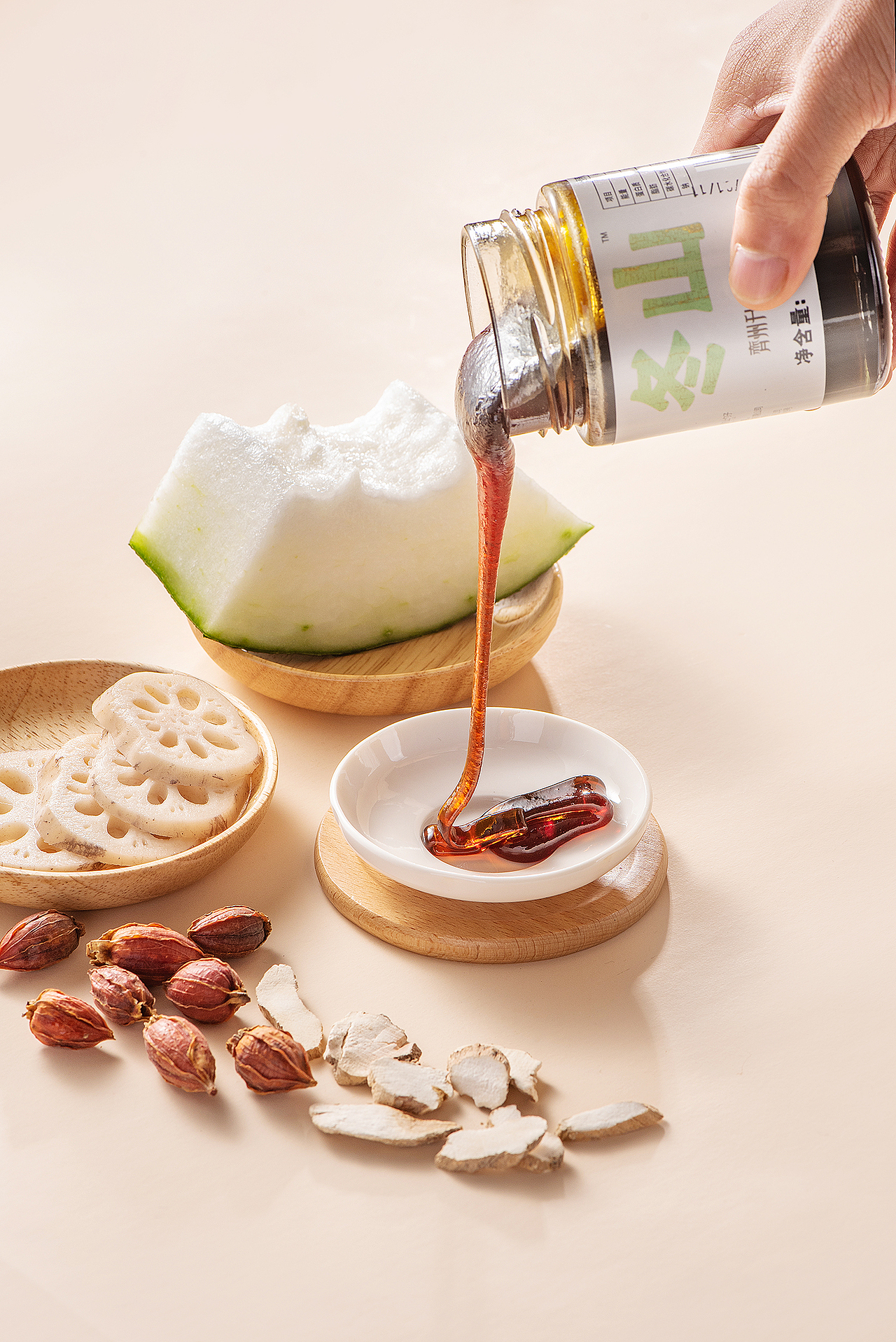 【电商摄影】养生膏方秋梨膏各种膏啊蜜啊