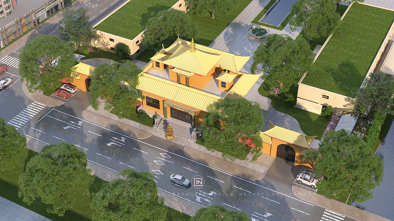 古建类项目|Vray+Photoshop（图ZMzYwODY0NzE2） - 建筑设计 - 站酷设计师深巷如途原创素材 - 站酷ZCOOL