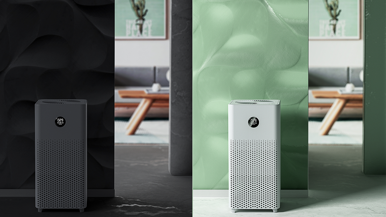 空气净化器渲染