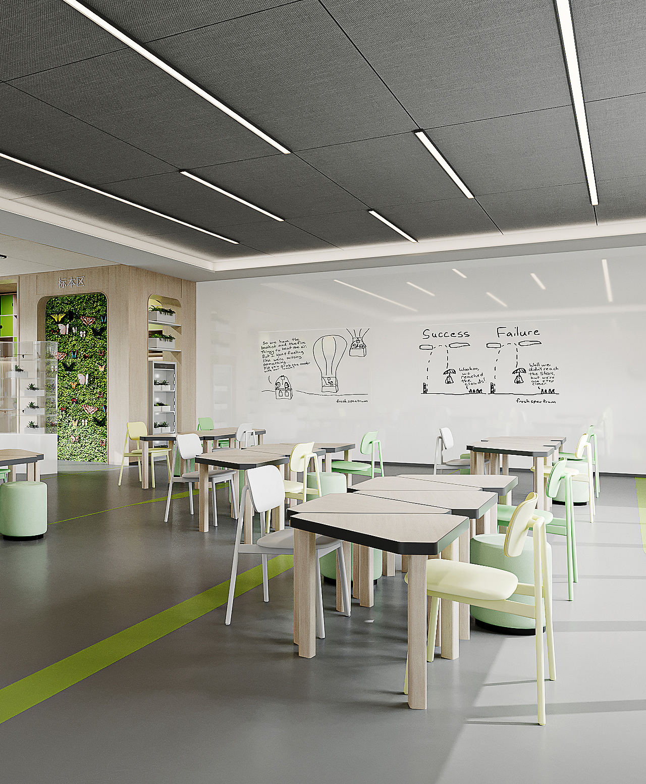 顺德幼儿园-渲染（图ZMzUzNTE4MzI0） - 其他空间 - 站酷设计师旭宁原创素材 - 站酷ZCOOL