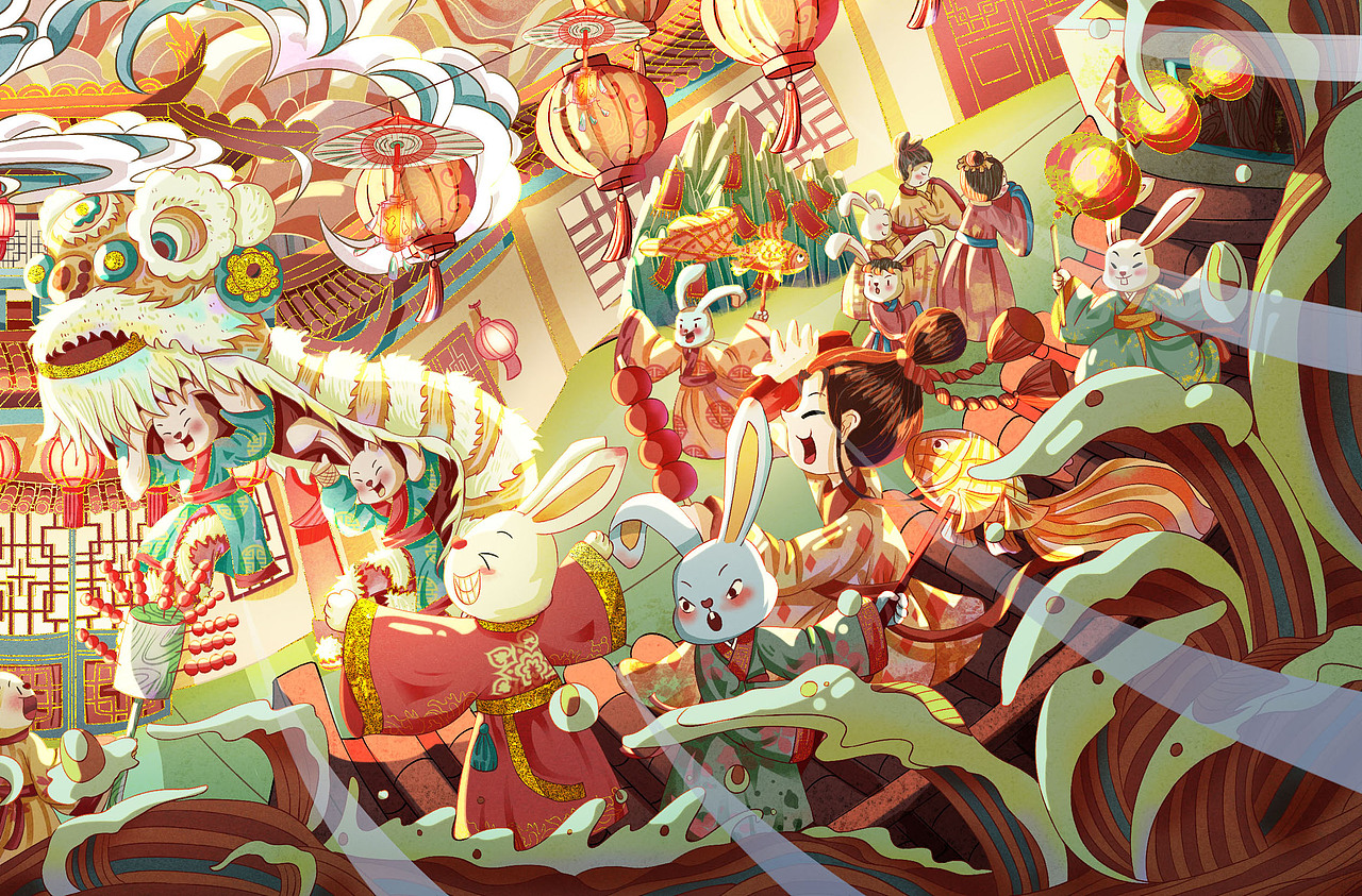 2022氛围感国风场景合集（图ZMzE1MDc5ODgw） - 创作习作 - 站酷设计师e阿桃啊原创素材 - 站酷ZCOOL