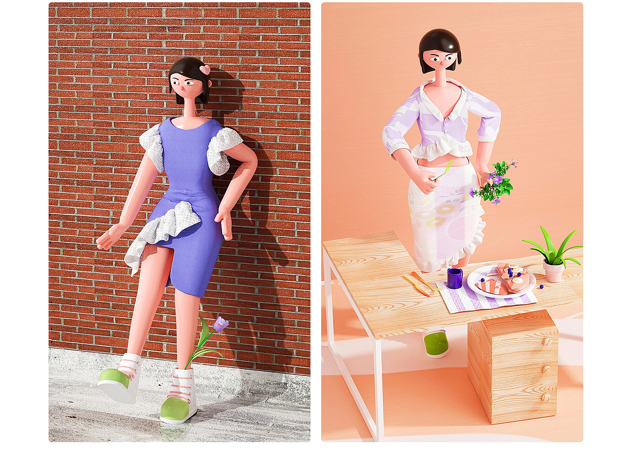 2022作品合集-包装设计/产品渲染/插画习作