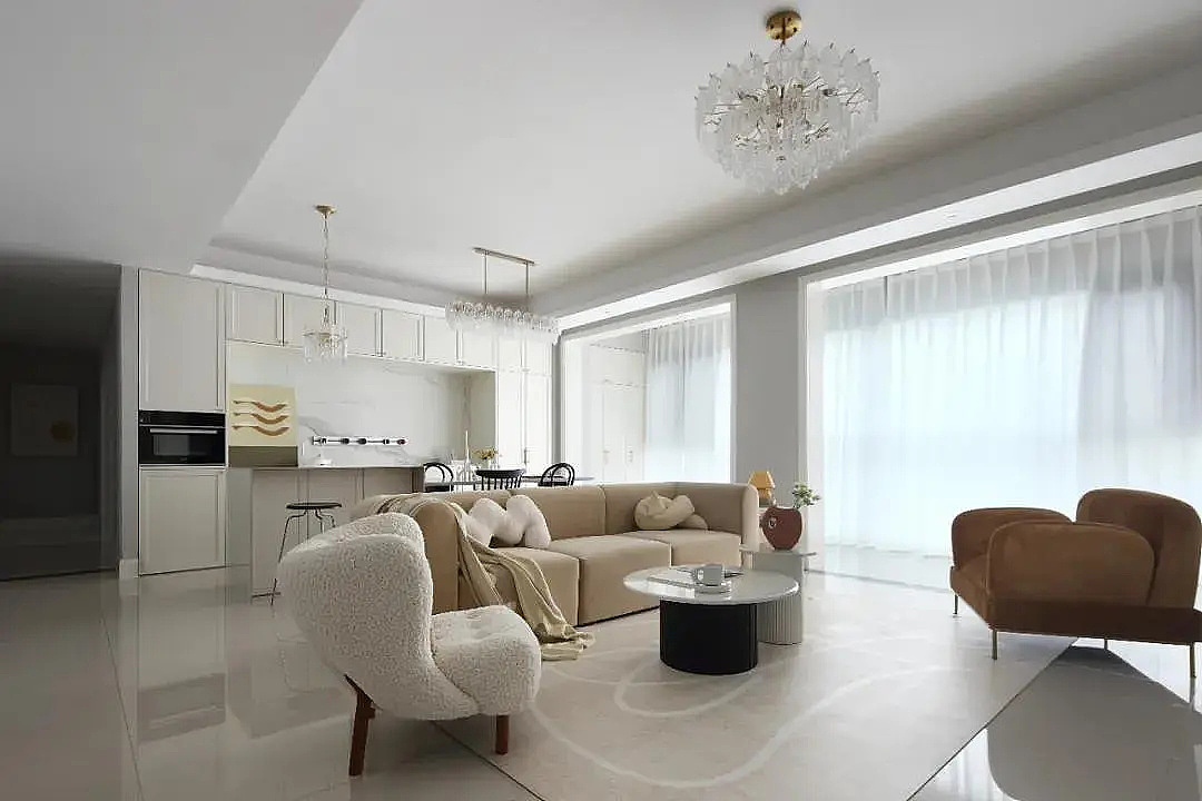 沈阳绿港装饰178平现代简约风格新房装修温暖的空间！（图ZMzMxODAwMTMy） - 家装设计 - 站酷设计师绿港装饰原创素材 - 站酷ZCOOL