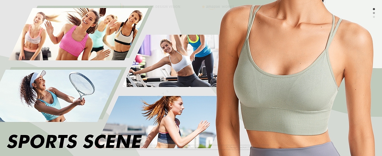 亚马逊运动背心高级A+设计