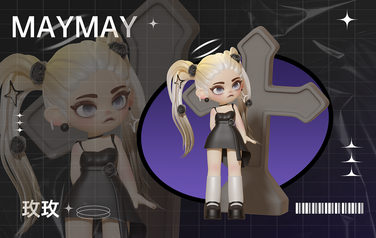 个人IP创作—玫玫（图ZMzU2MDk4Njg0） - 人物/生物 - 站酷设计师是晞珺耶原创素材 - 站酷ZCOOL