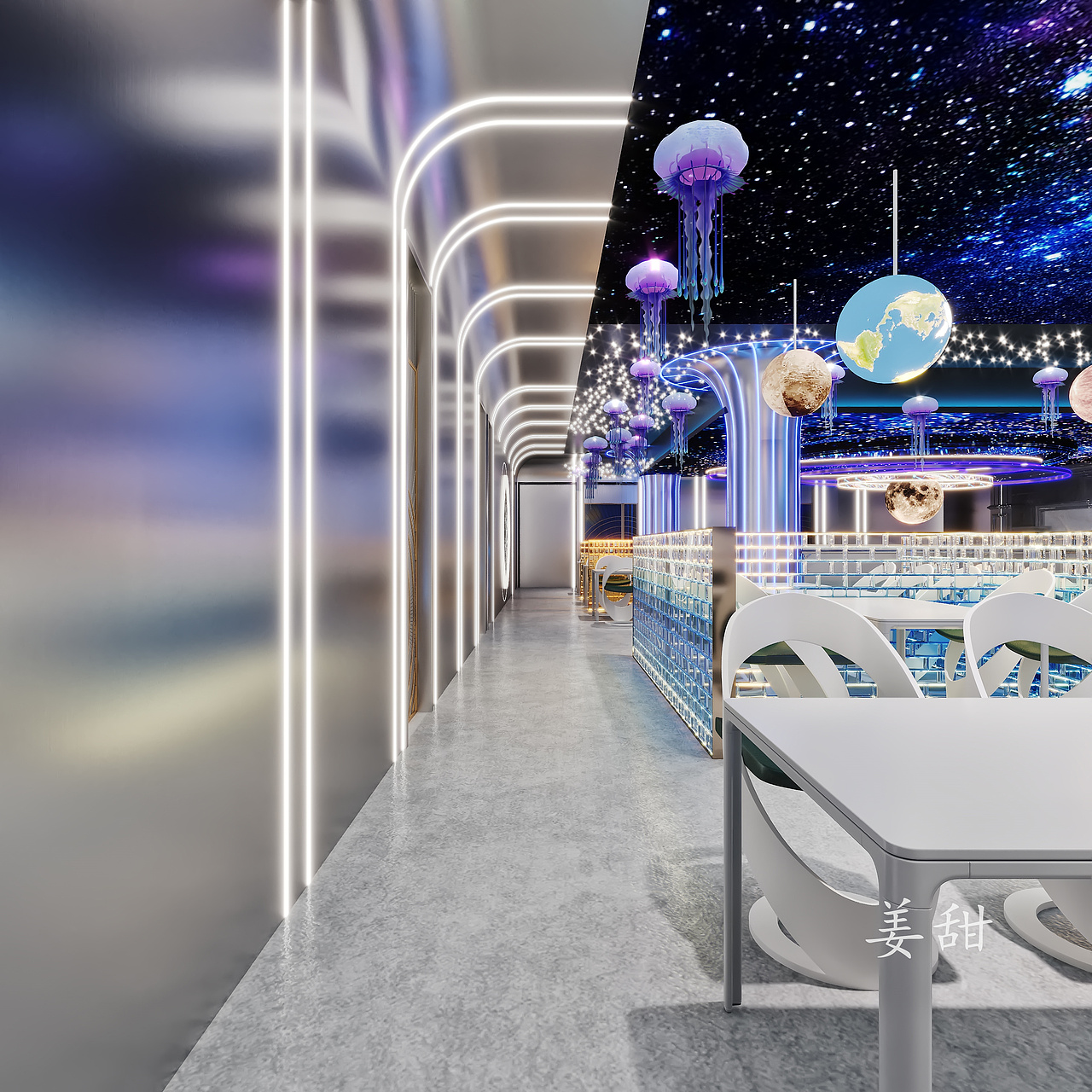 烧烤店设计|光影在空间中编制奇妙的故事