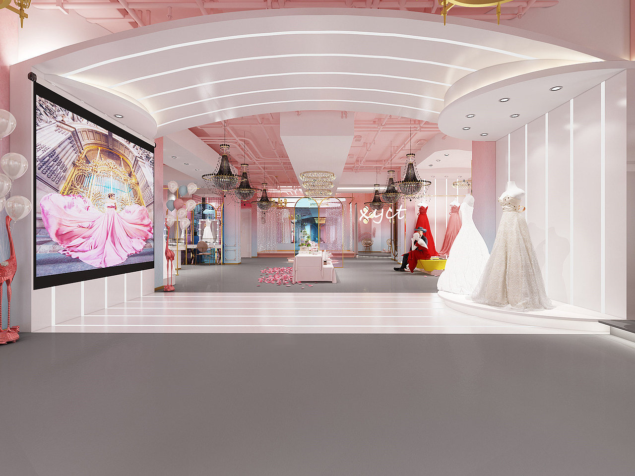 工装&网红婚纱店