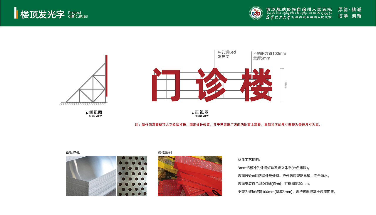 西双版纳州人民医院的导视设计