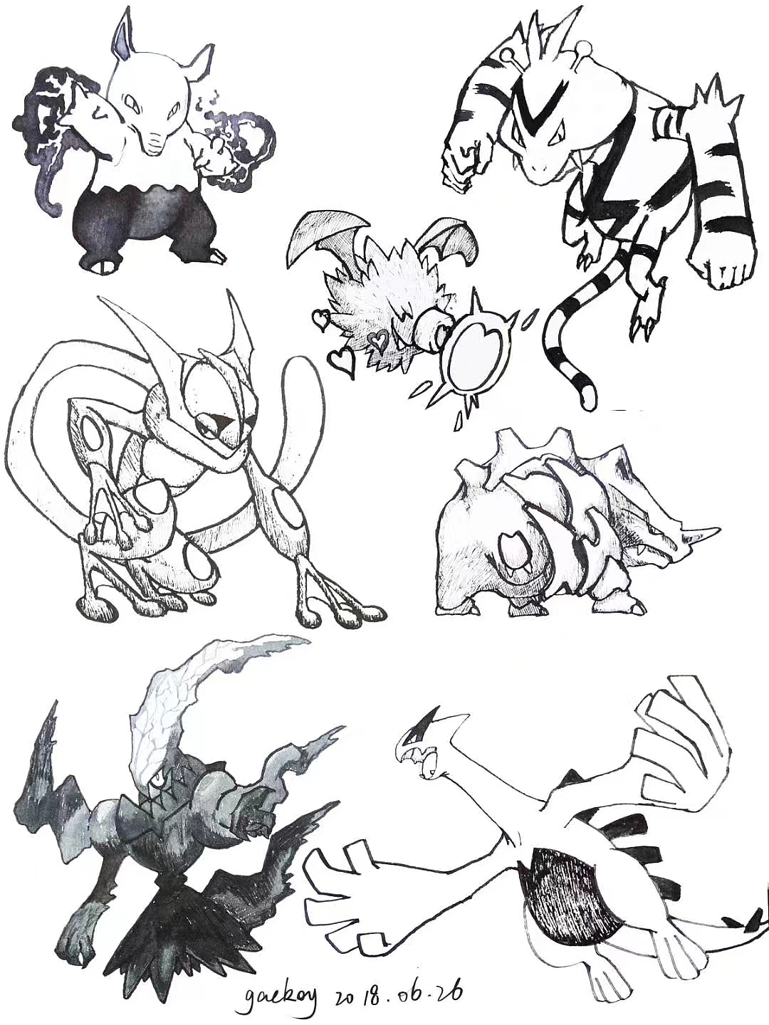 宝可梦系列4旧图新画（图ZMzUxNTcwOTI0） - 动画片 - 站酷设计师豹尾壁虎原创素材 - 站酷ZCOOL