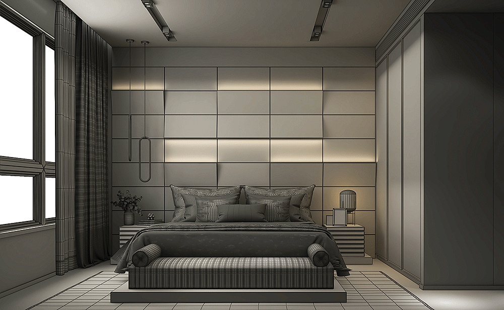 简约客餐厅 现代卧室 混搭客餐厅