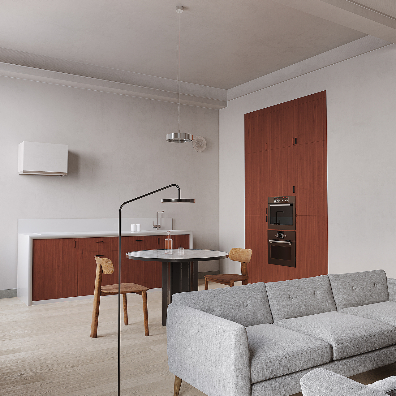 练习 | 明斯克公寓（图ZMzM4NTI4NDY0） - 家装设计 - 站酷设计师不知名的飞屋原创素材 - 站酷ZCOOL