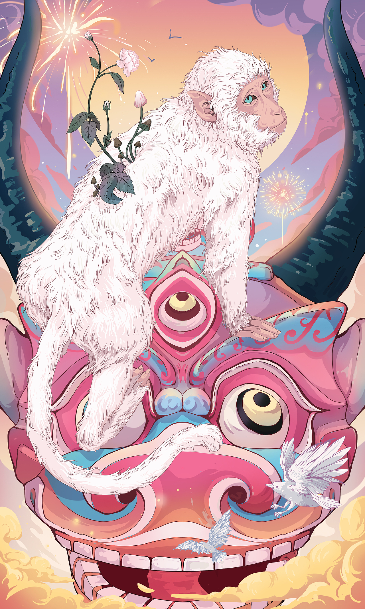 生肖狂欢节🎉（图ZMzU4NDA3OTEy） - 创作习作 - 站酷设计师健美糖原创素材 - 站酷ZCOOL