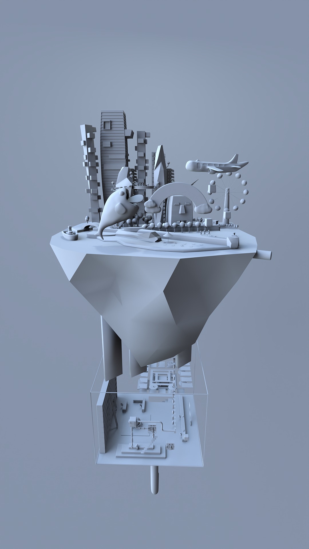 凹特曼 | 回顾 三维小场景（图ZMzEwMzA5Mjg4） - 场景 - 站酷设计师凹特曼特慢原创素材 - 站酷ZCOOL