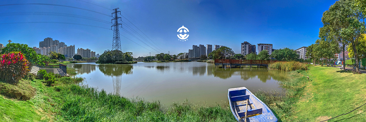 一组超广角视觉-汕头海湾湿地公园